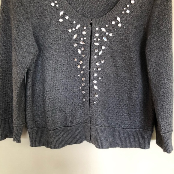 American Eagle Outfitters Gray Cardigan Sweater - Picture 3 of 7